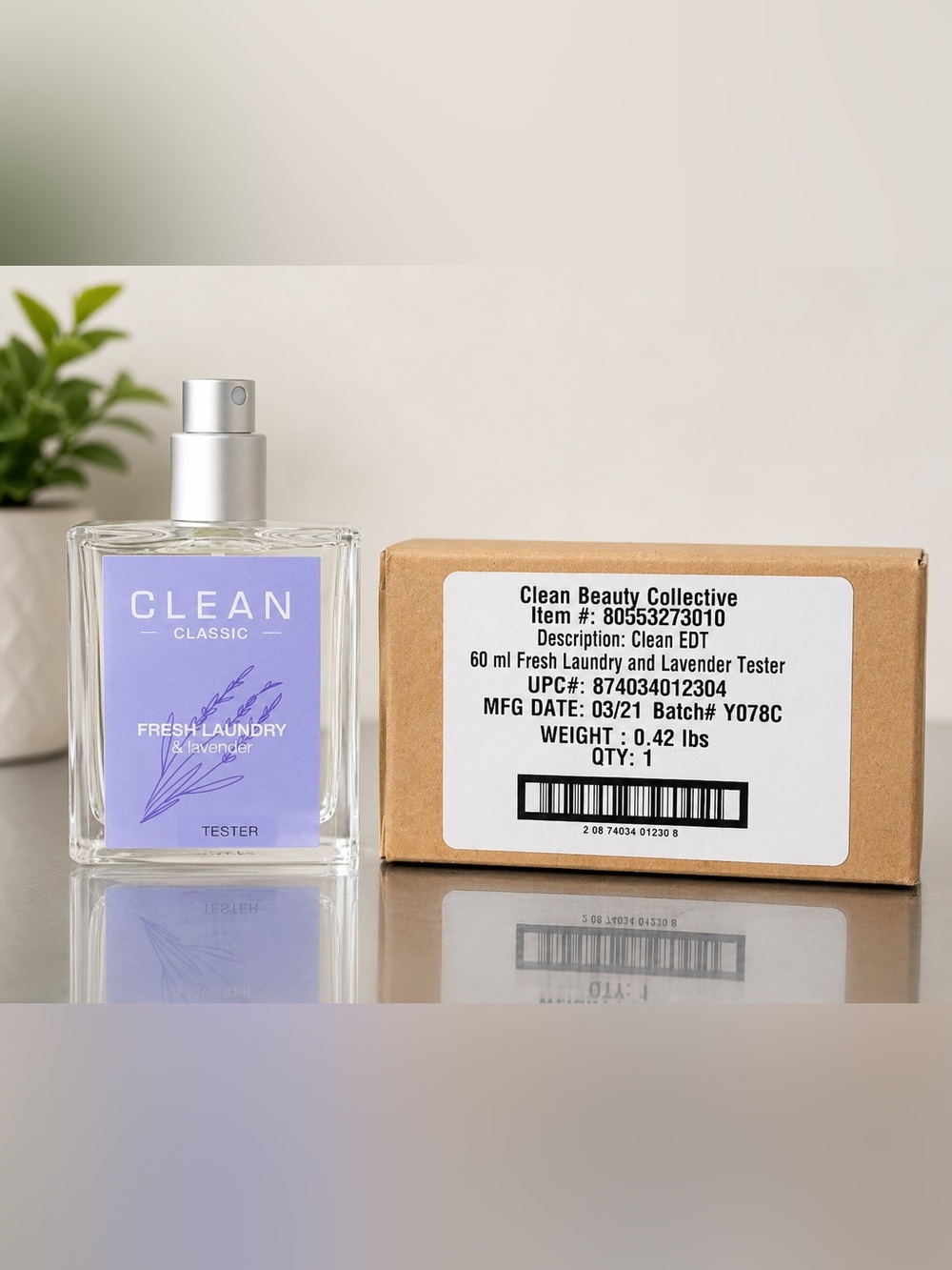 CLEAN Classic Fresh Laundry & Lavender Eau de Parfum Tester